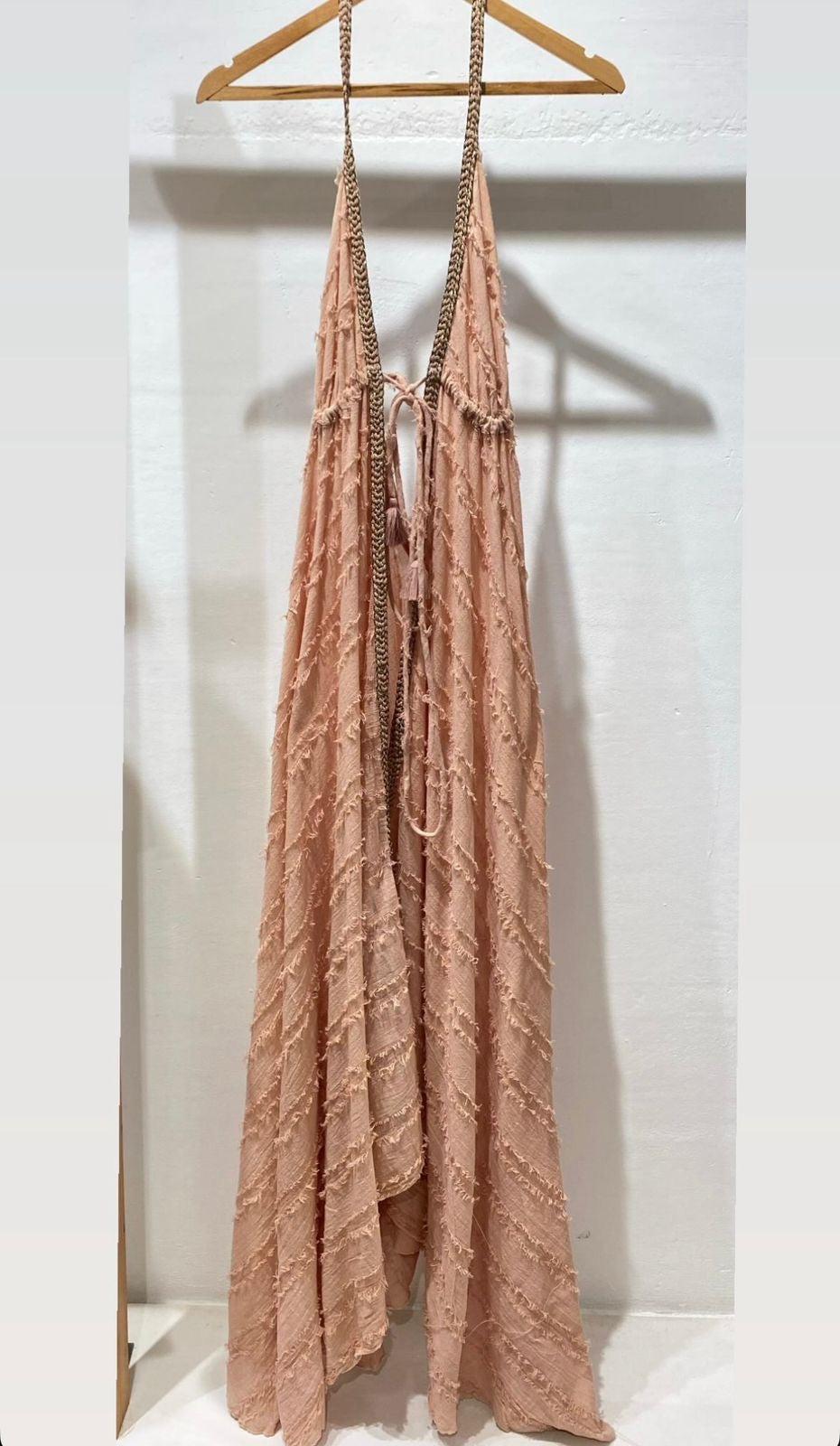 Backless Linen Dress