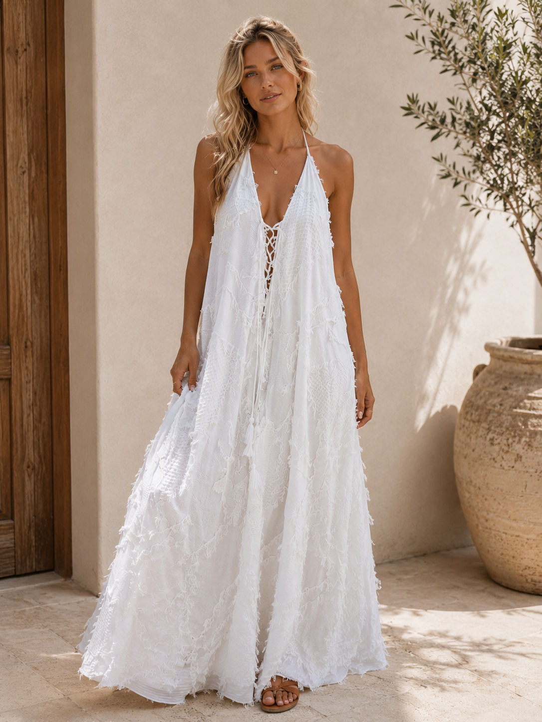 Boho Backless Dress