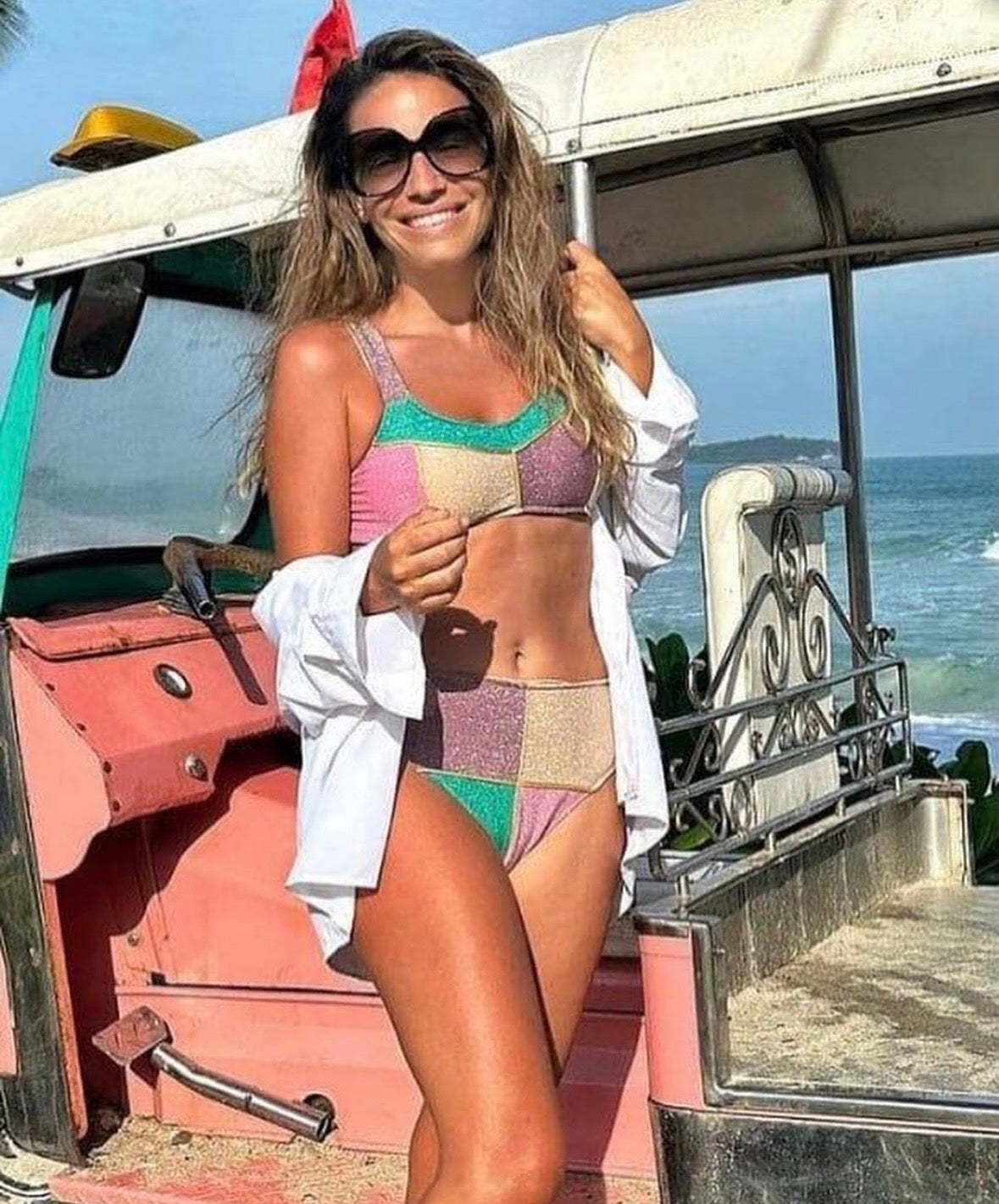 Colour Block Bikini
