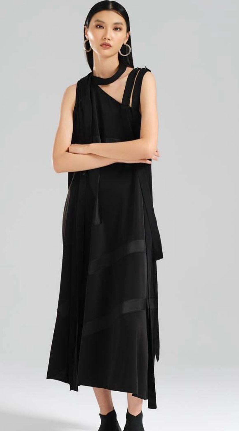 Black Long Sleeve Maxi Dress