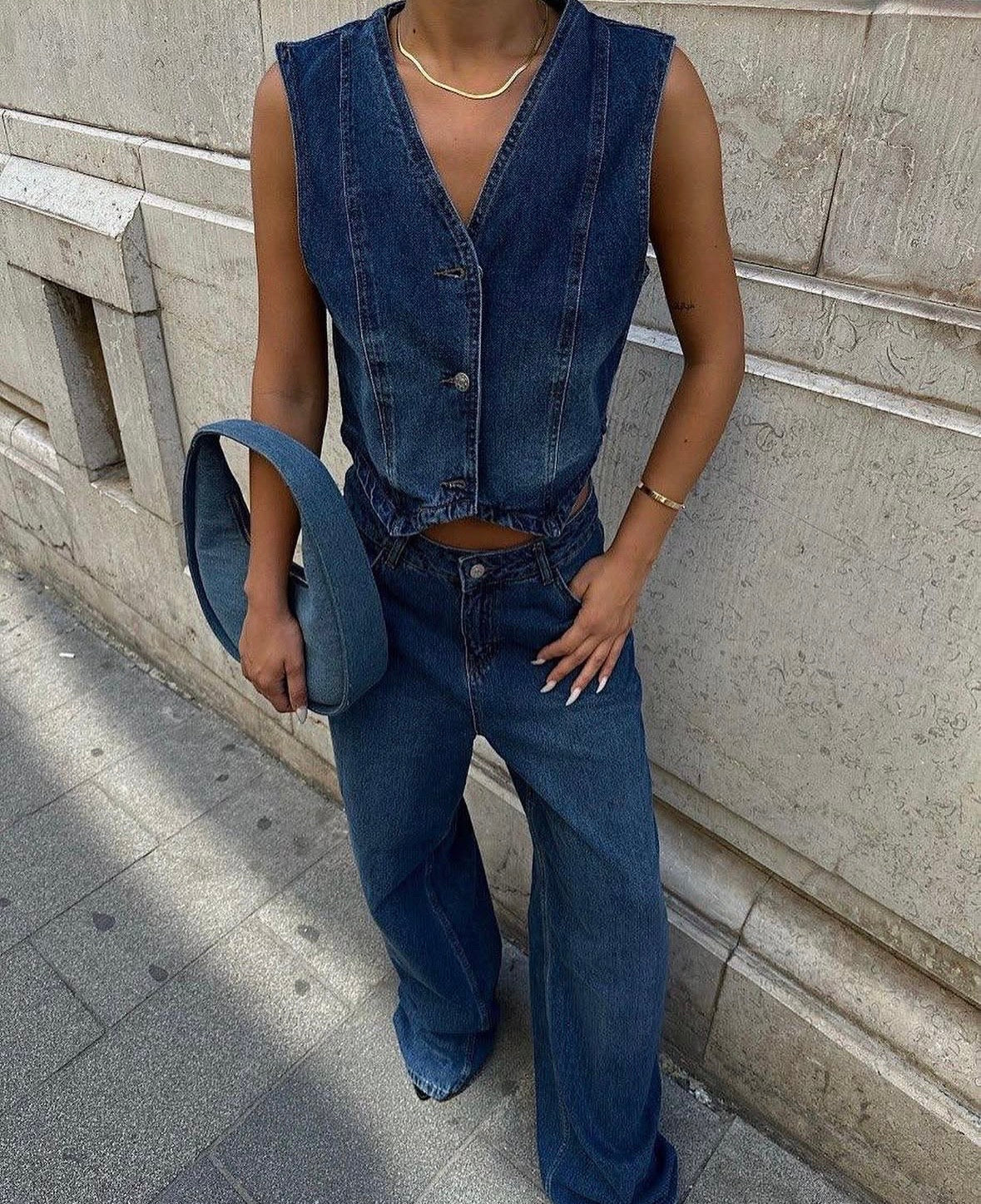 Denim Jeans Set