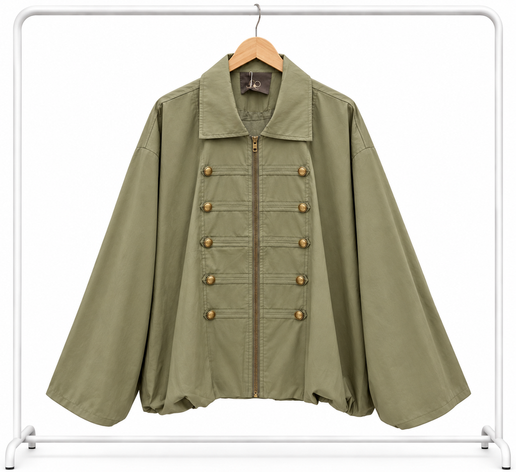 Military-Style Bomber Jacket