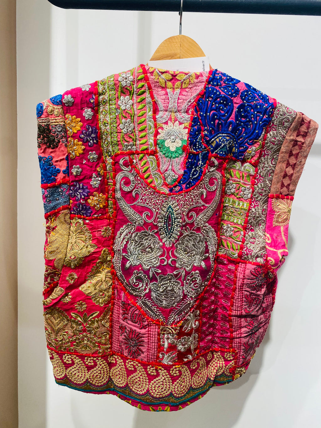 Vibrant Patchwork Embroidered Vest