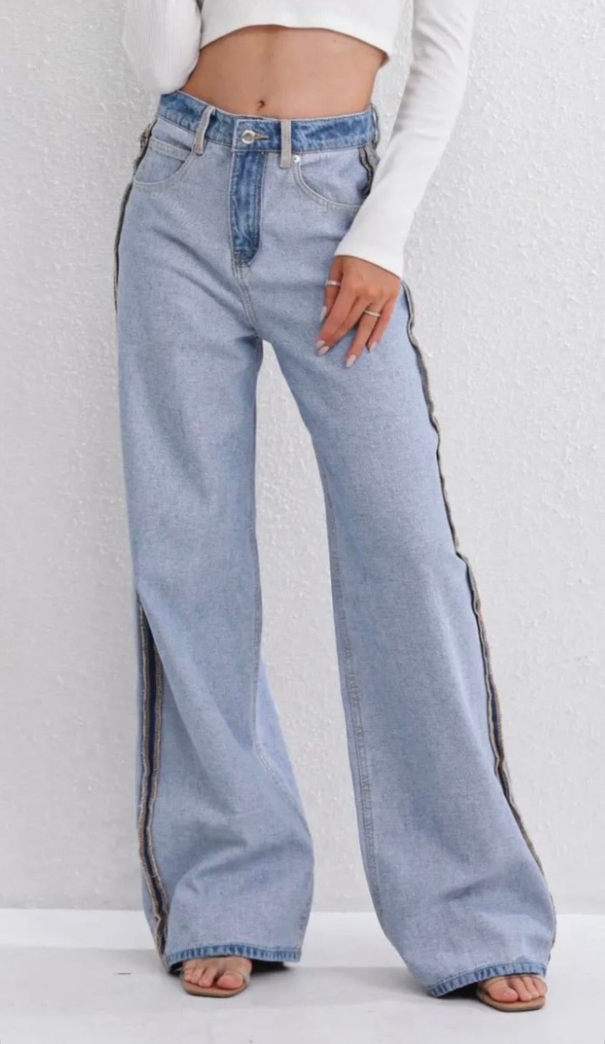 Inside-Out Denim Jeans