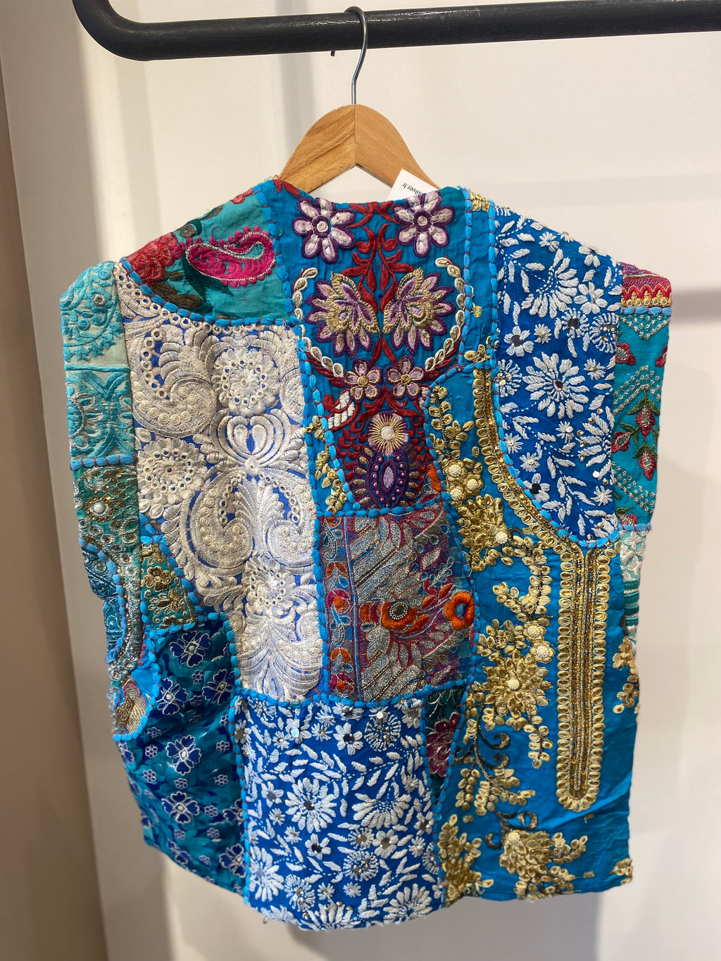 Vibrant Patchwork Embroidered Vest