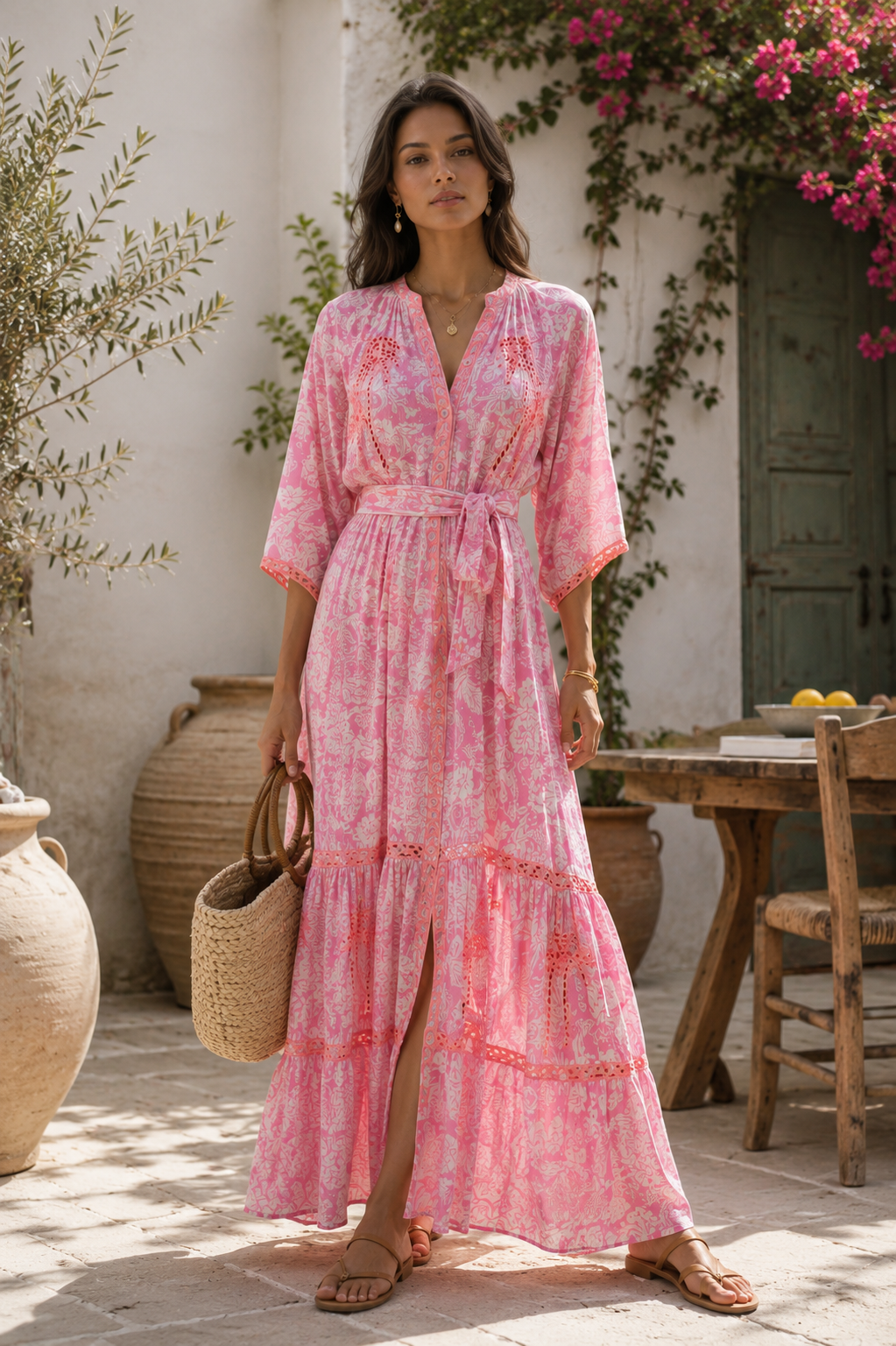 Pink Maxi Dress