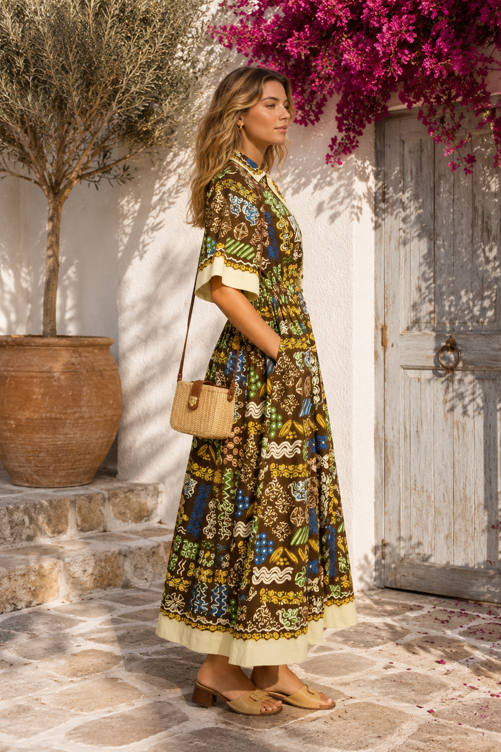 Positano Midi Dress