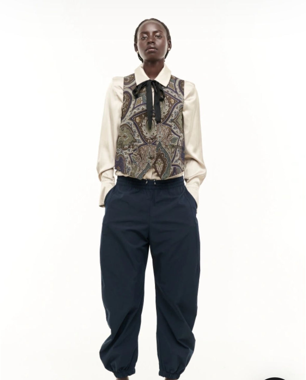 Paisley Tailored Vest