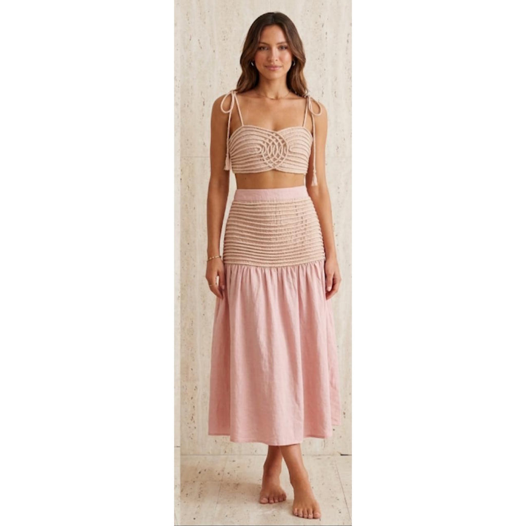 Pink Linen Co-ord Set