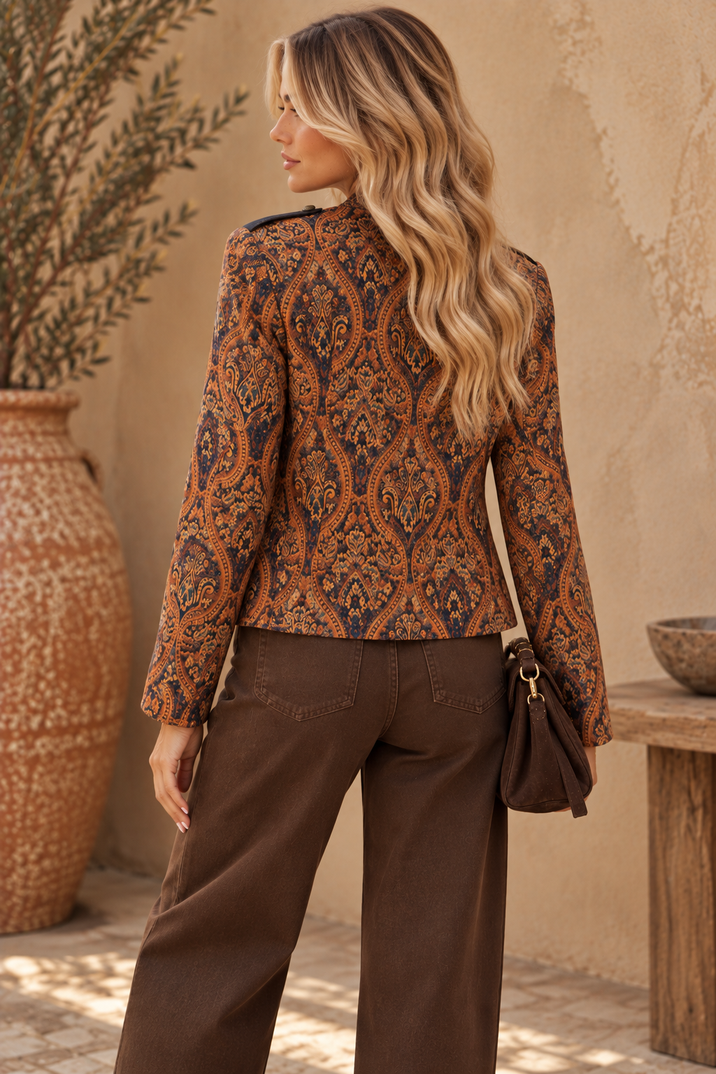 The Regent Paisley Military Jacket