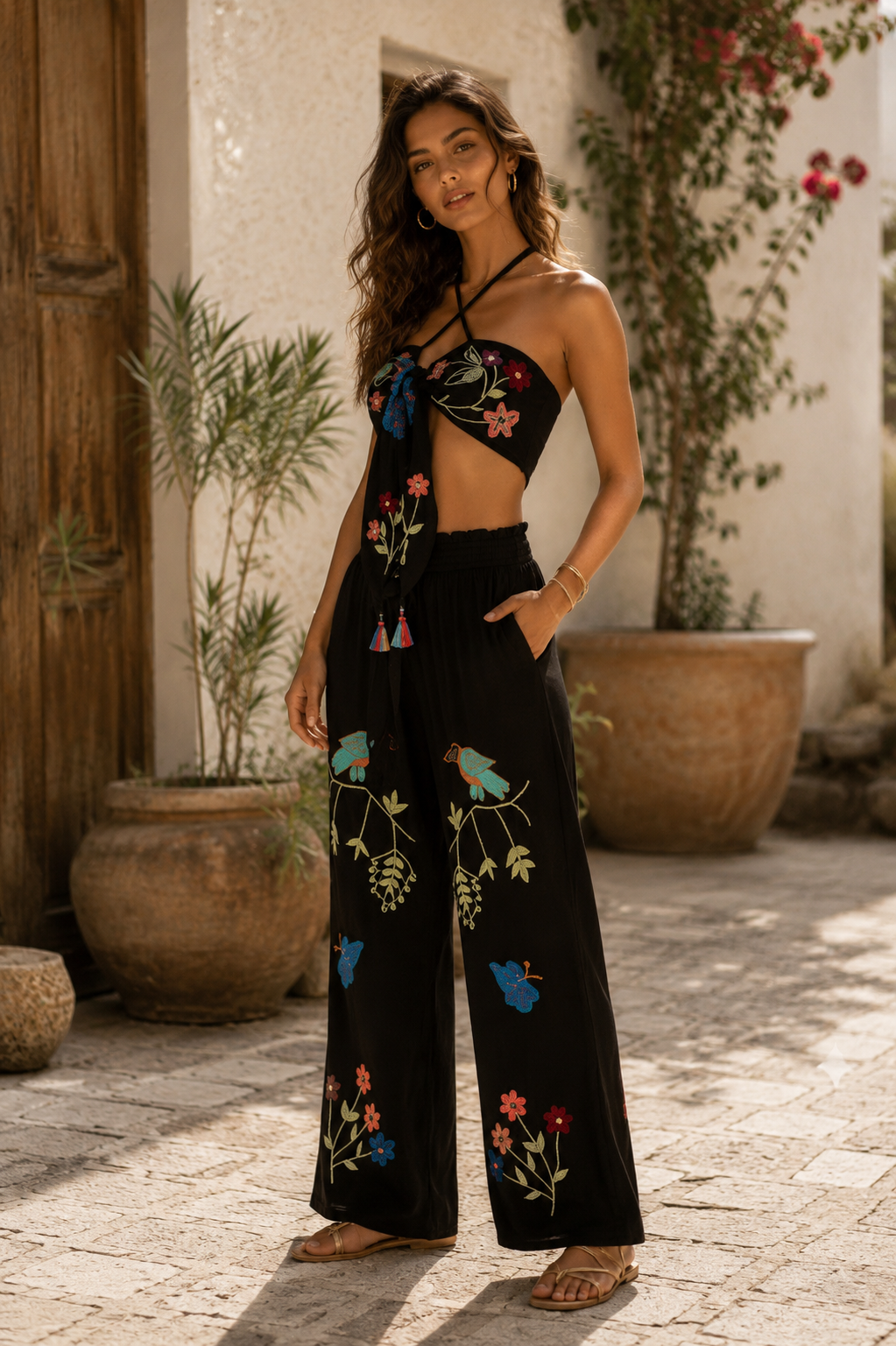 Embroidered Co-Ord Set