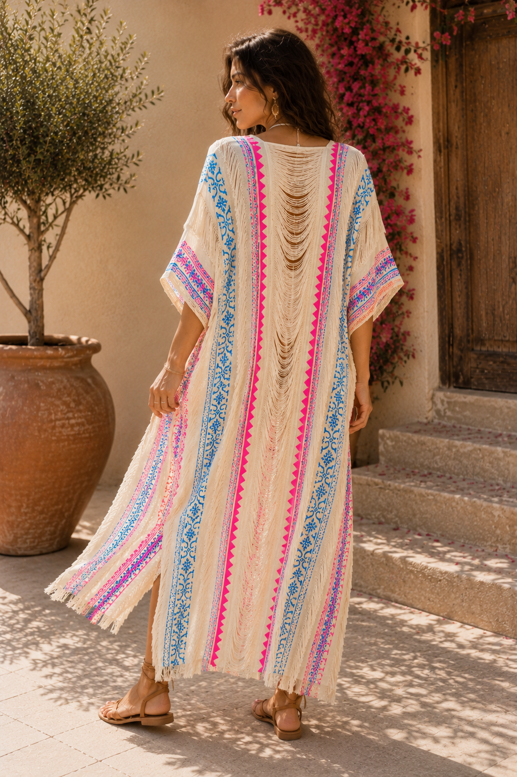 Tribal Thread Cover-Up Dress