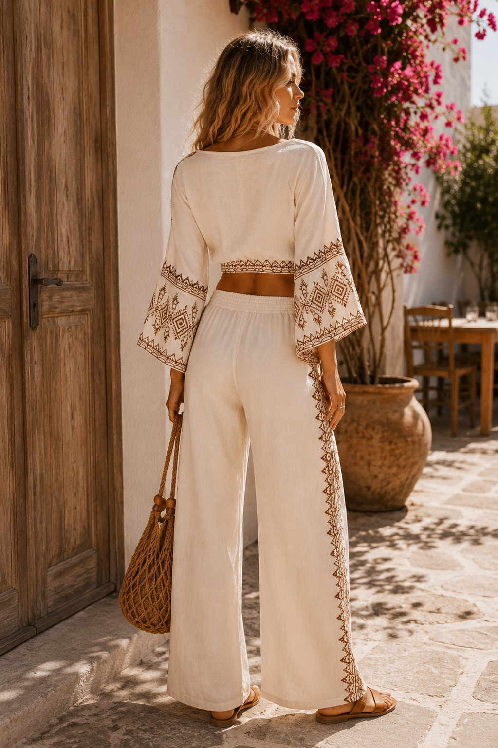 Tribal Linen Print Set
