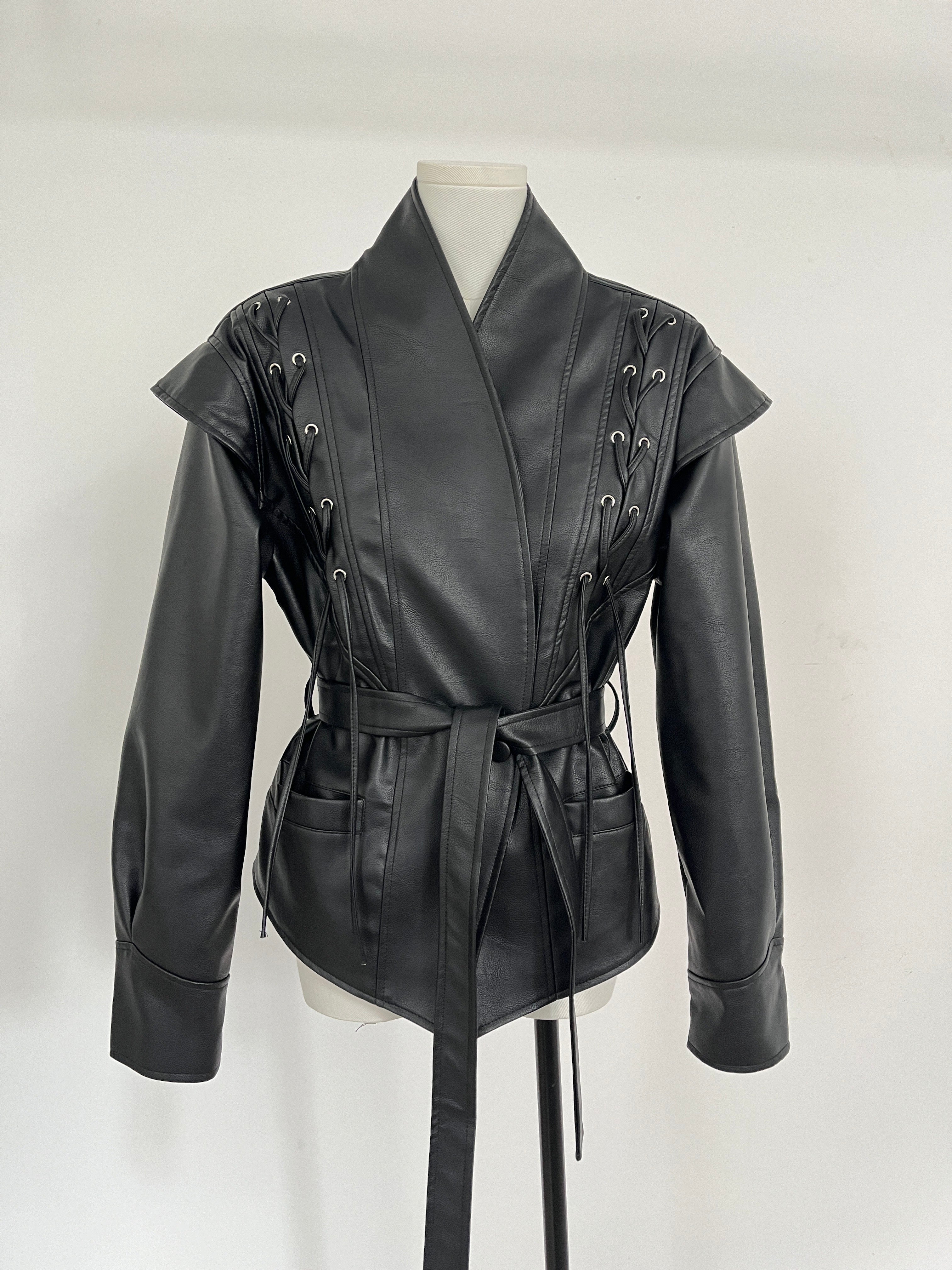 The Lace-Up Warrior Jacket
