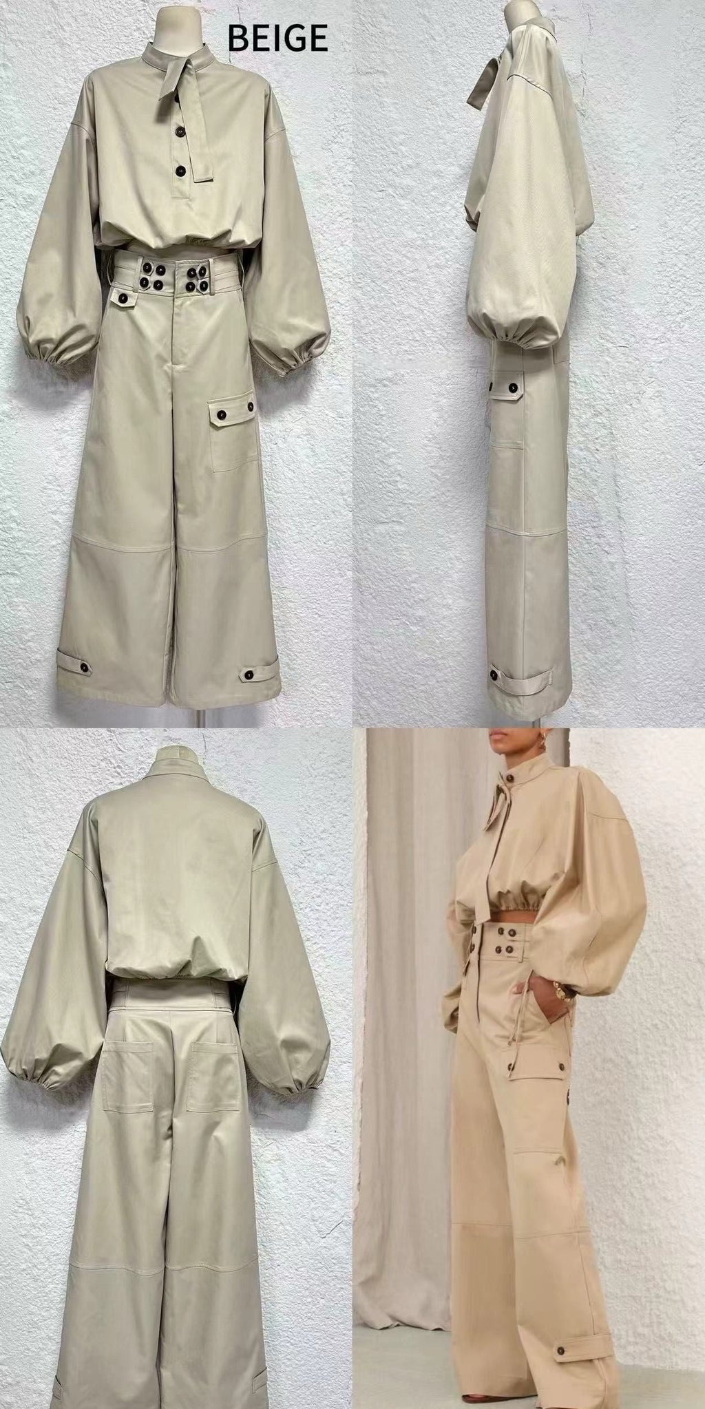 Contemporary Cargo Two-Piece