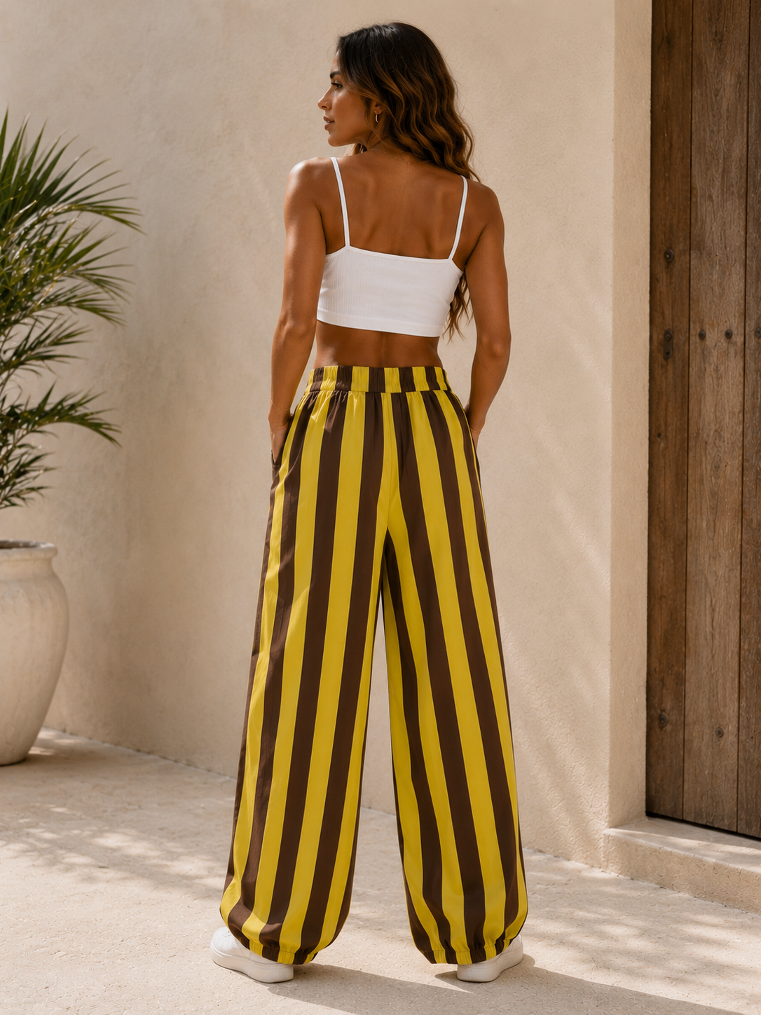 Brisa Stripe Wide-Leg Pants