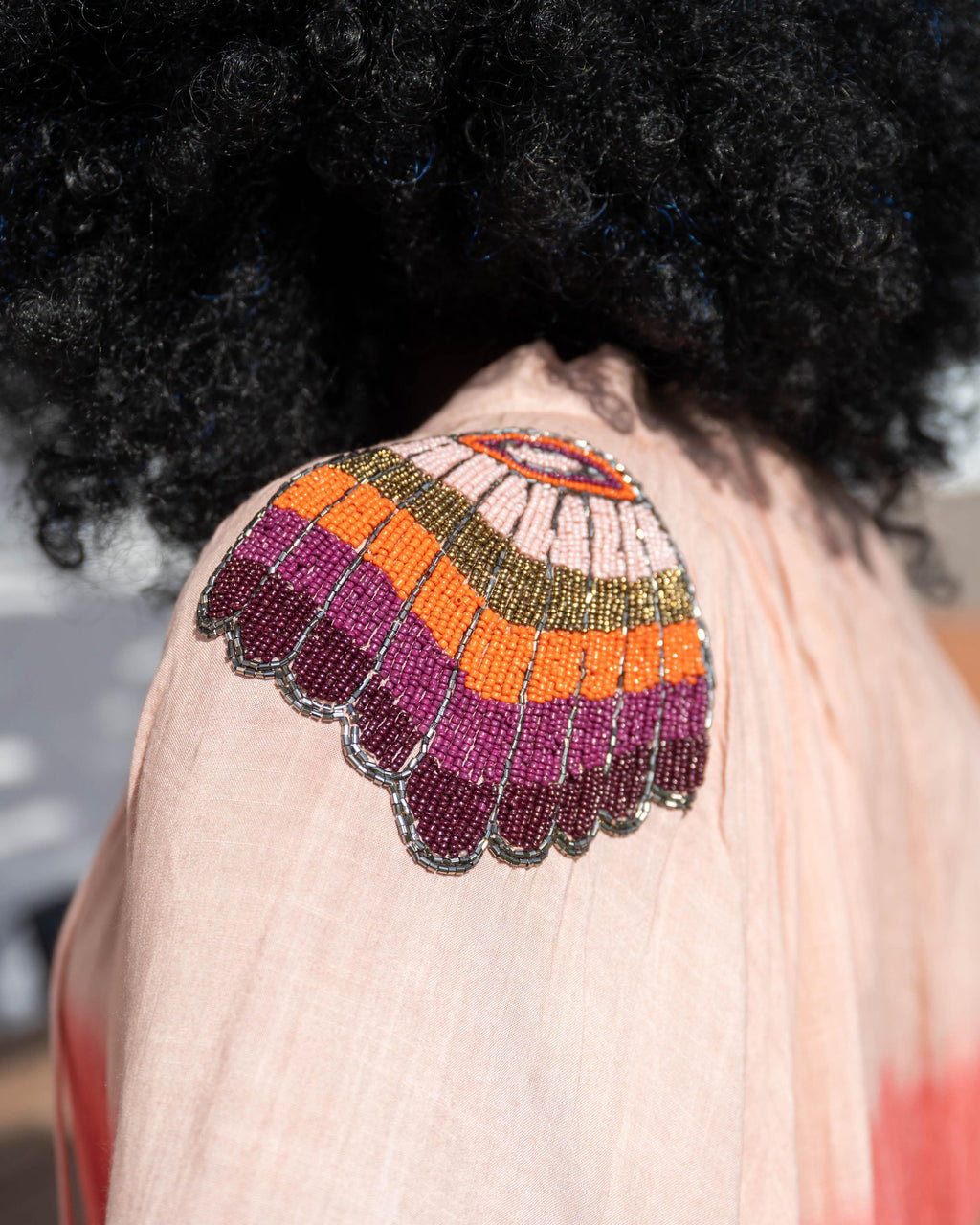 Sunset Ombre Oversized Shirt