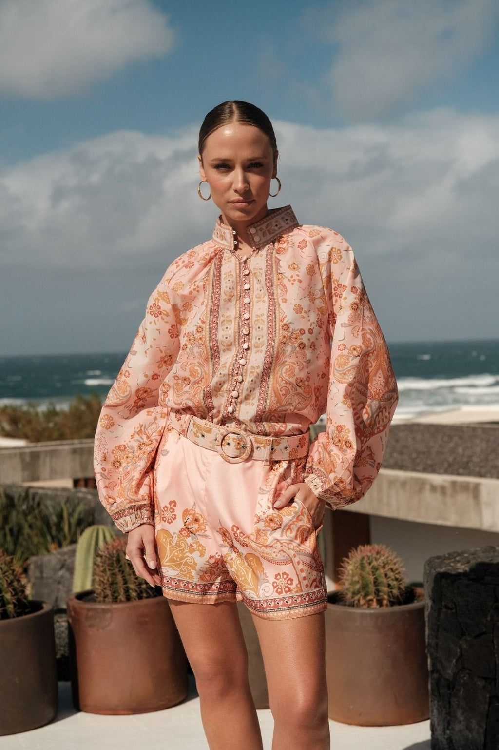 Floral Shorts Set