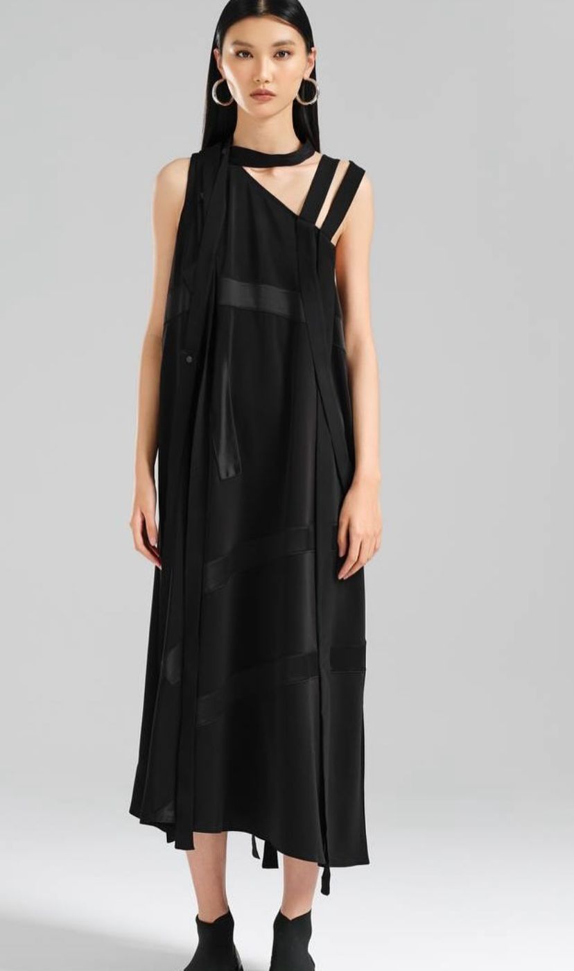 Black Long Sleeve Maxi Dress