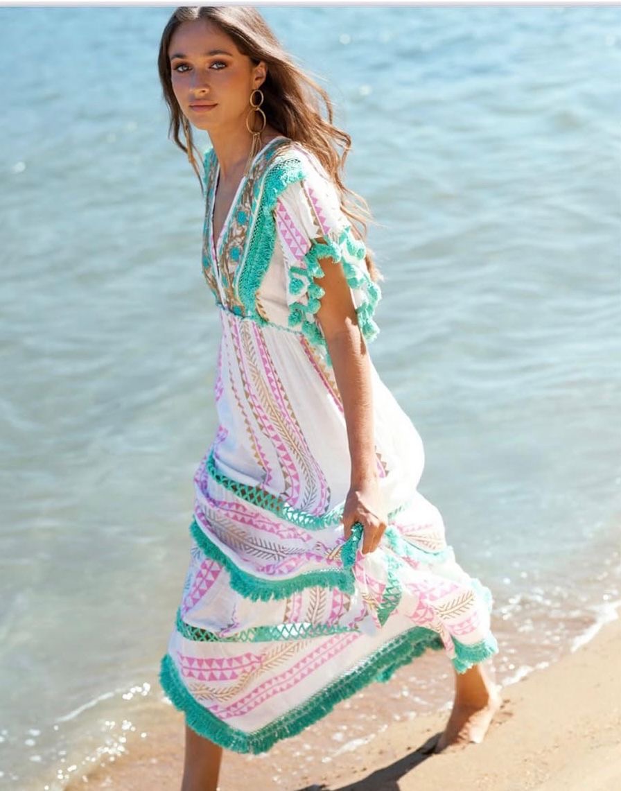 Bohemian Embellished Dress
