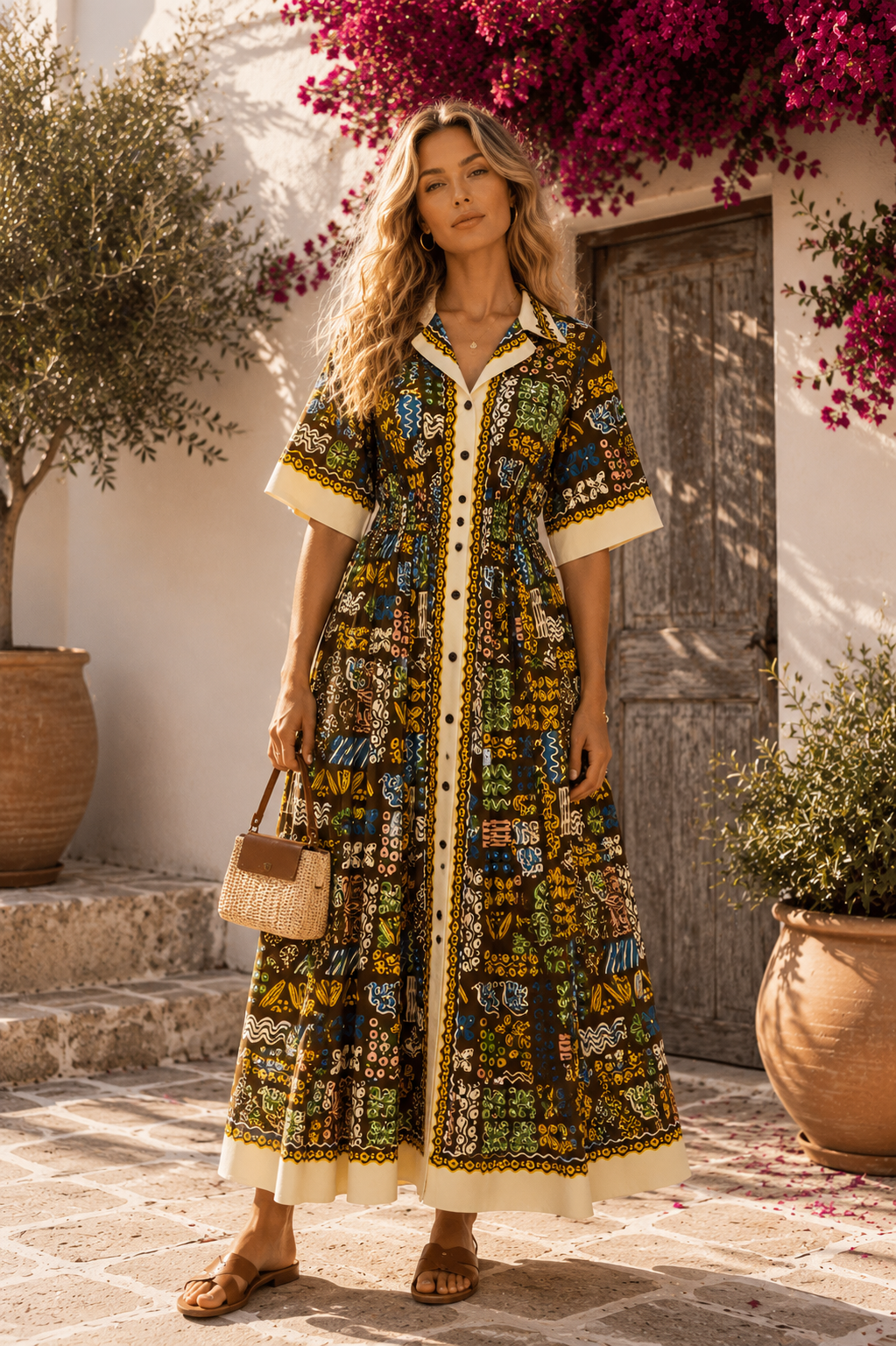 Positano Midi Dress