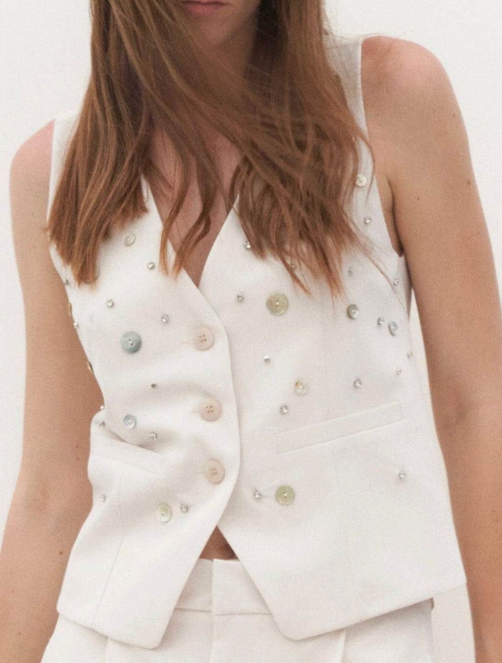 Embellished Vest