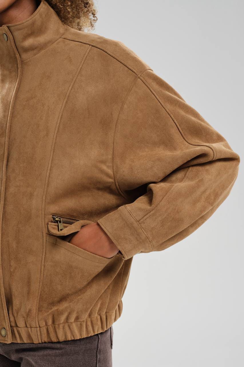 Camel Suede Jacket