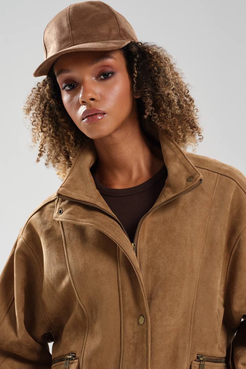 Camel Suede Jacket