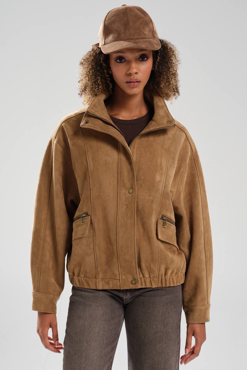 Camel Suede Jacket