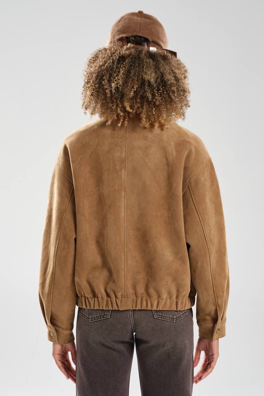 Camel Suede Jacket