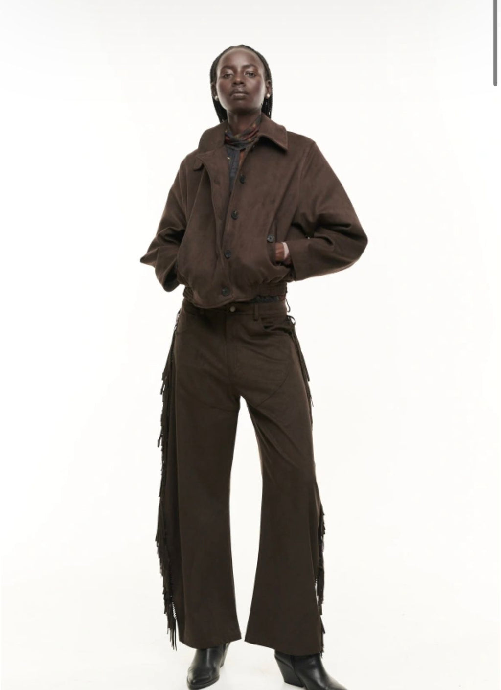 Espresso Suede Jacket