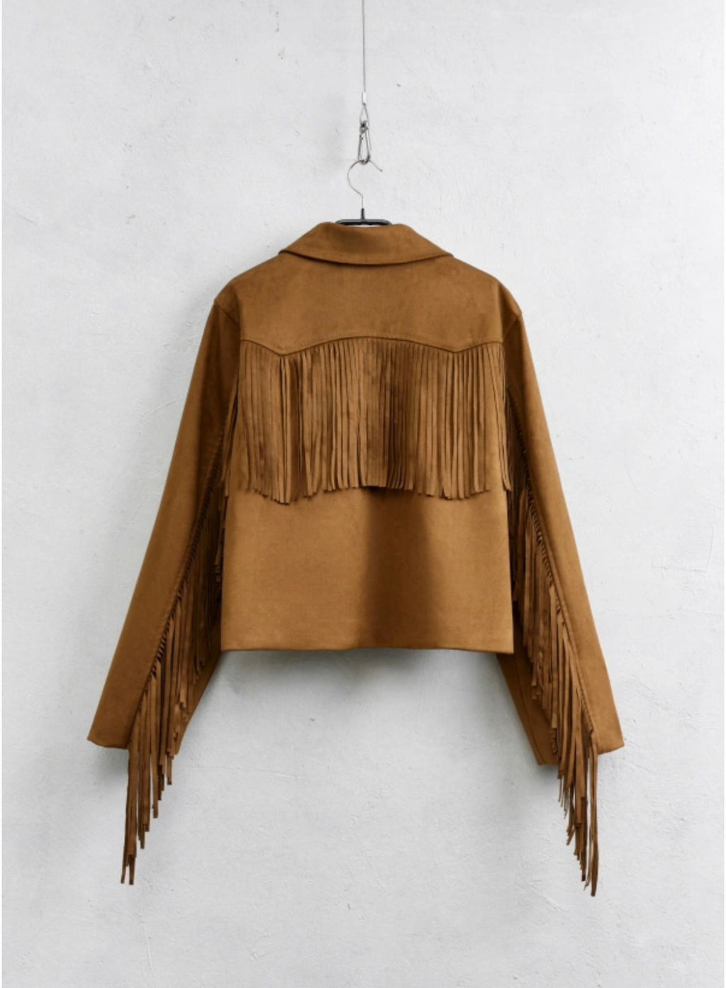 Camel Fringe Jacket