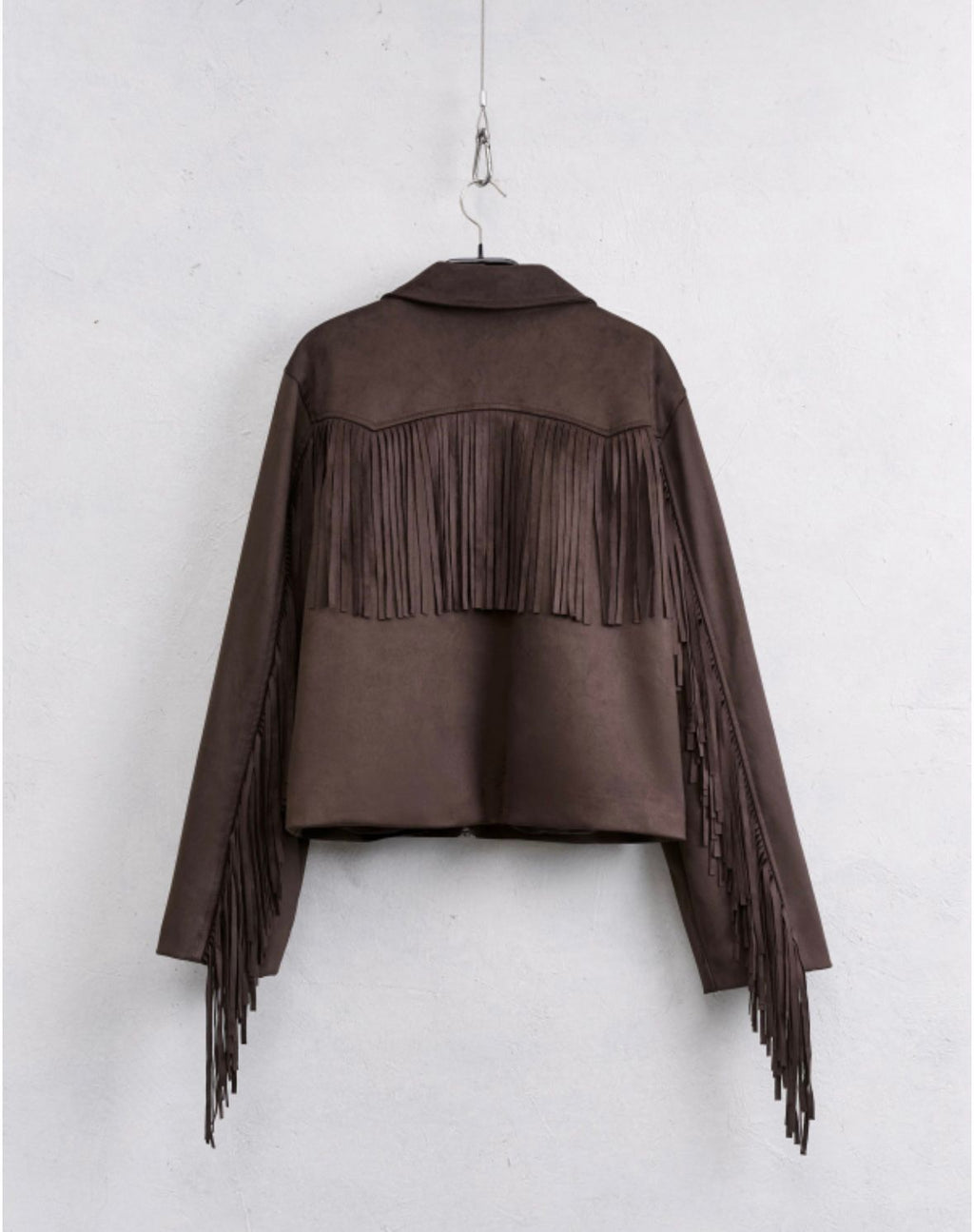 Dark Brown Fringe Jacket