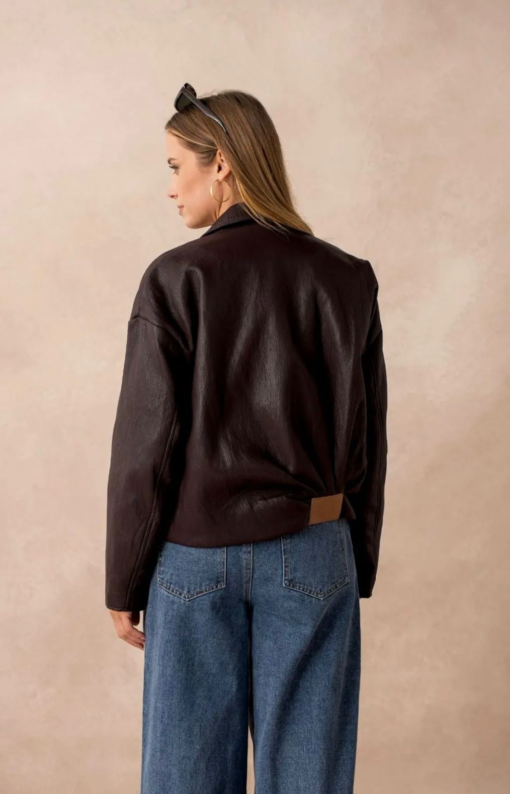 Dark Chocolate Leather Jacket