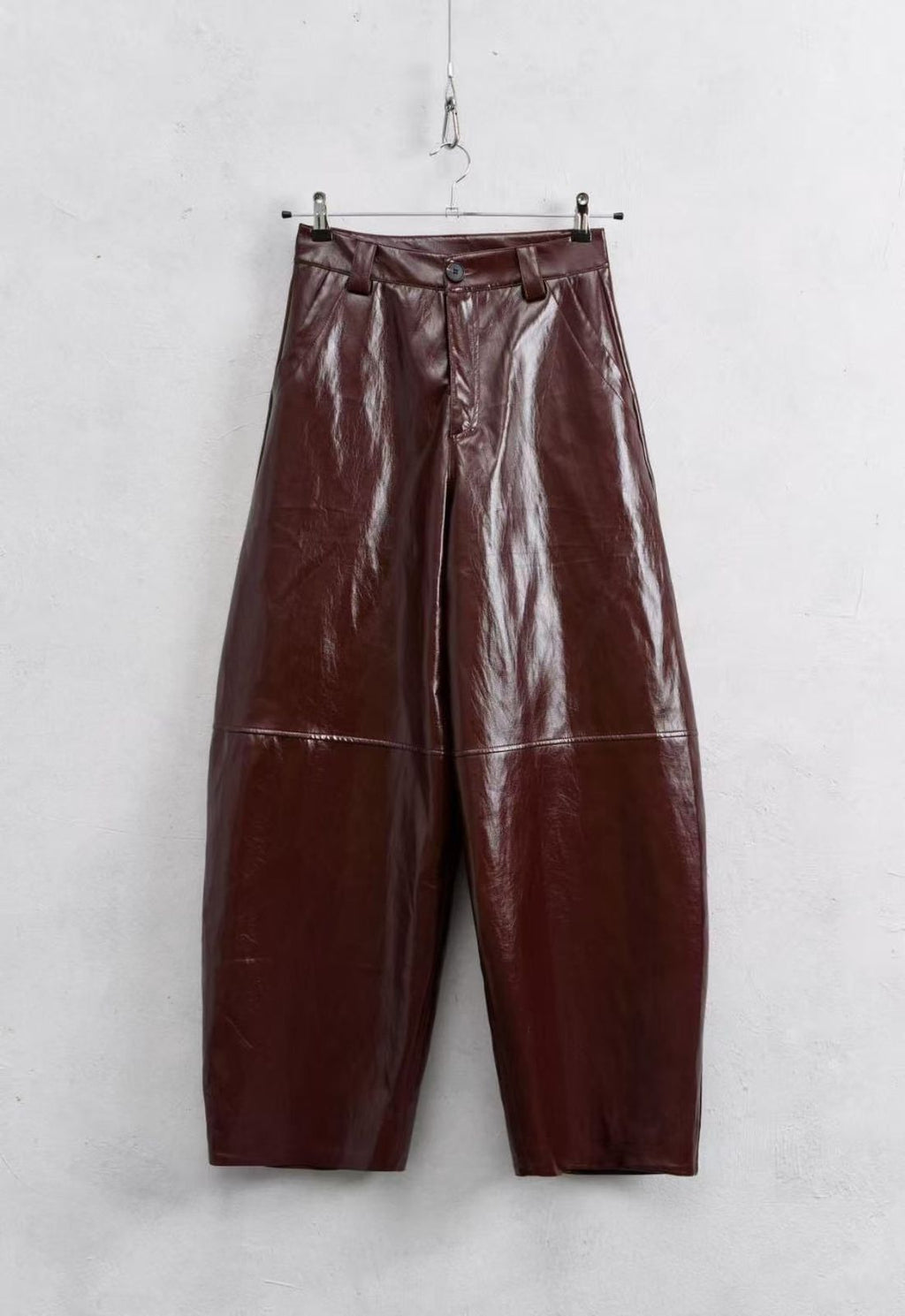 Gloss Leather Pants