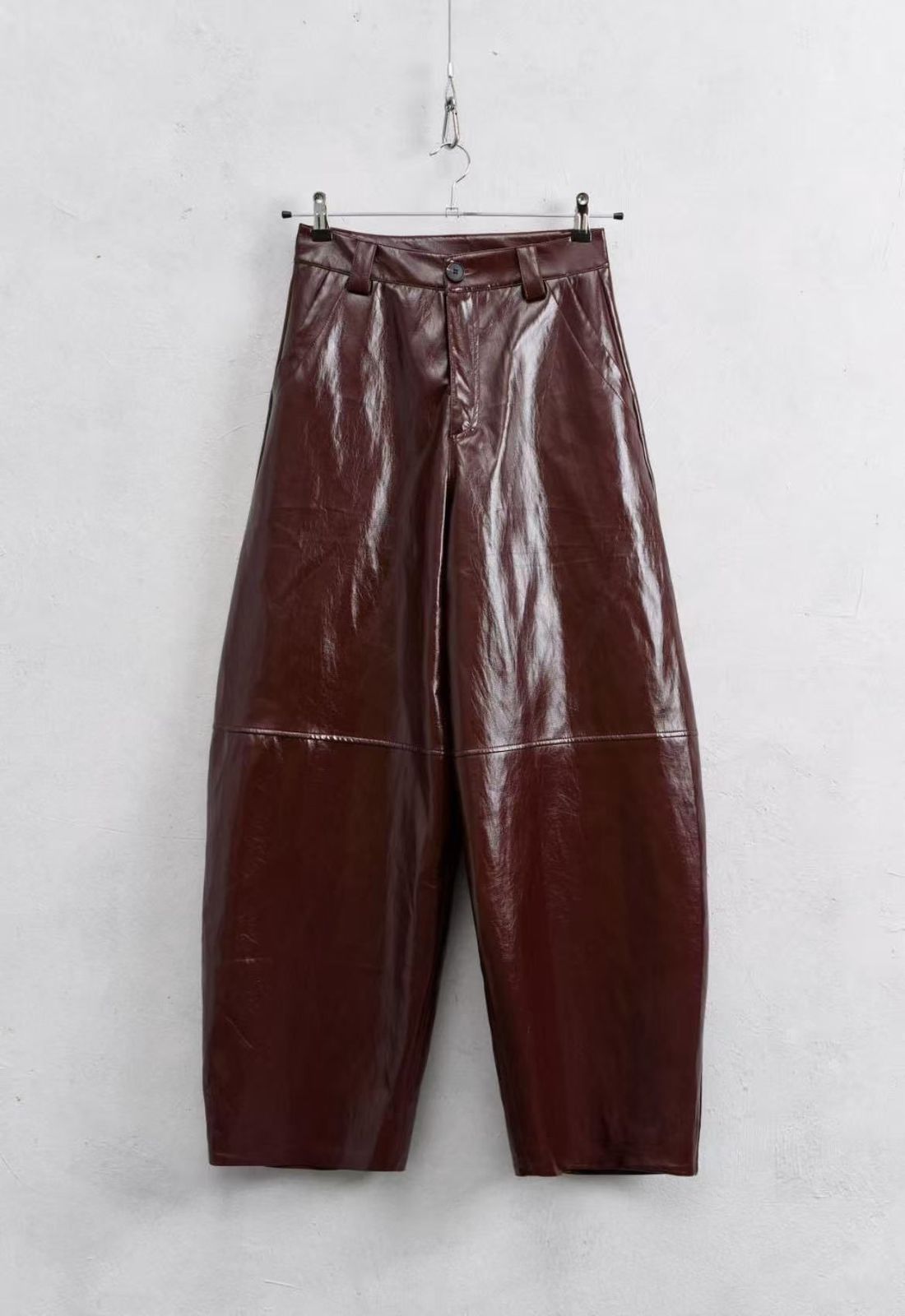 Gloss Leather Pants